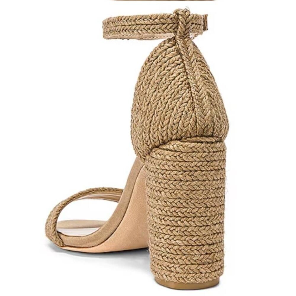 REVOLVE x RAYE Bliss Woven Ankle Strap Heels size 8 - Picture 5 of 12